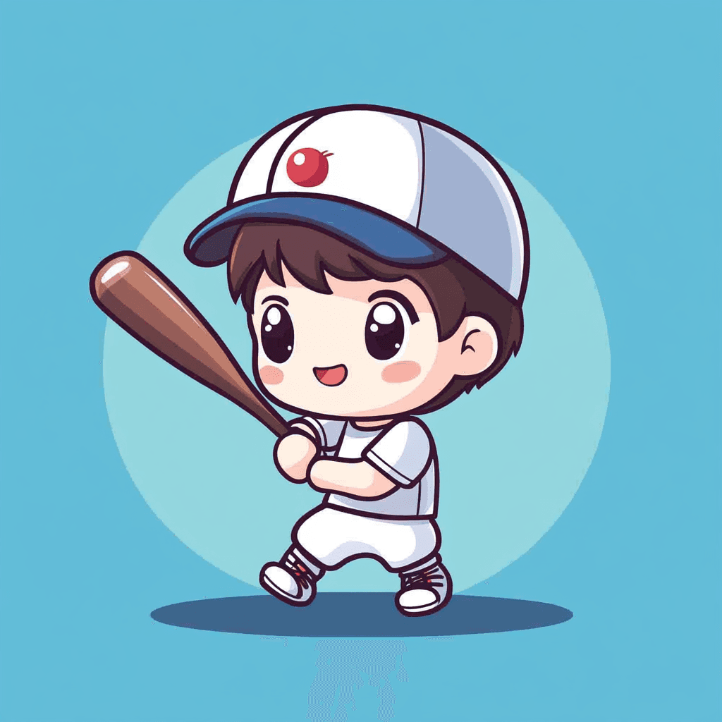 Baseball Tune original repeating artwork