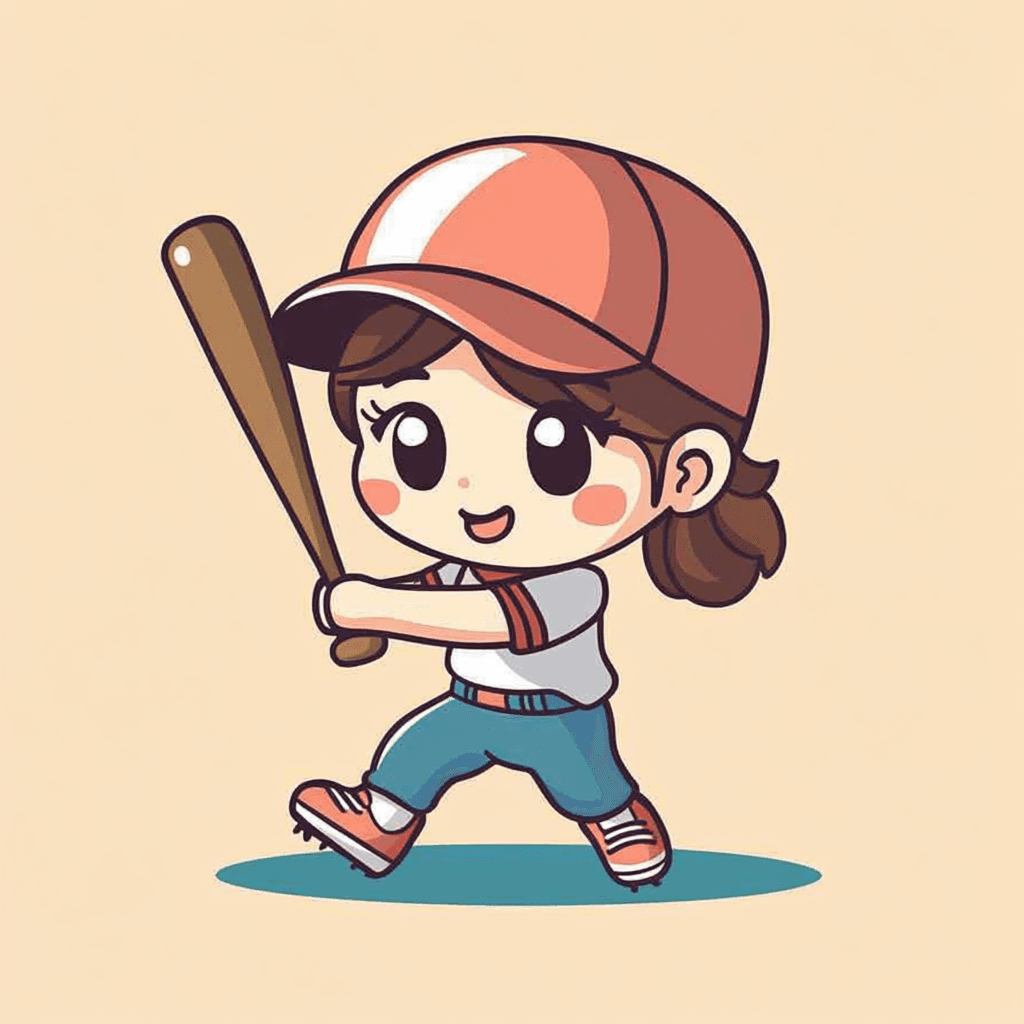 Baseball Shade original repeating artwork