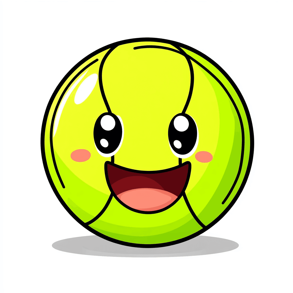 Cartoon Tennis Pastel original repeating artwork