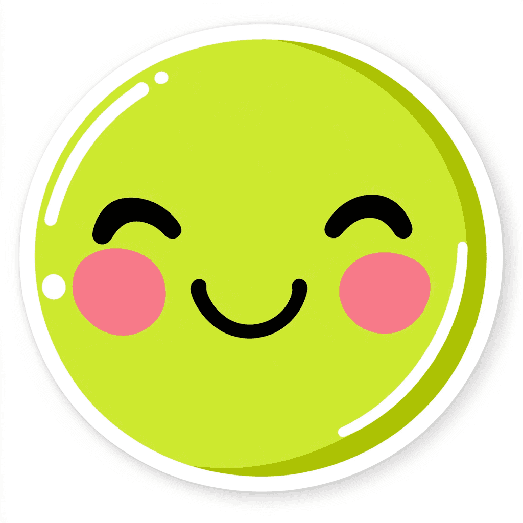 Cartoon Tennis Echo original repeating artwork
