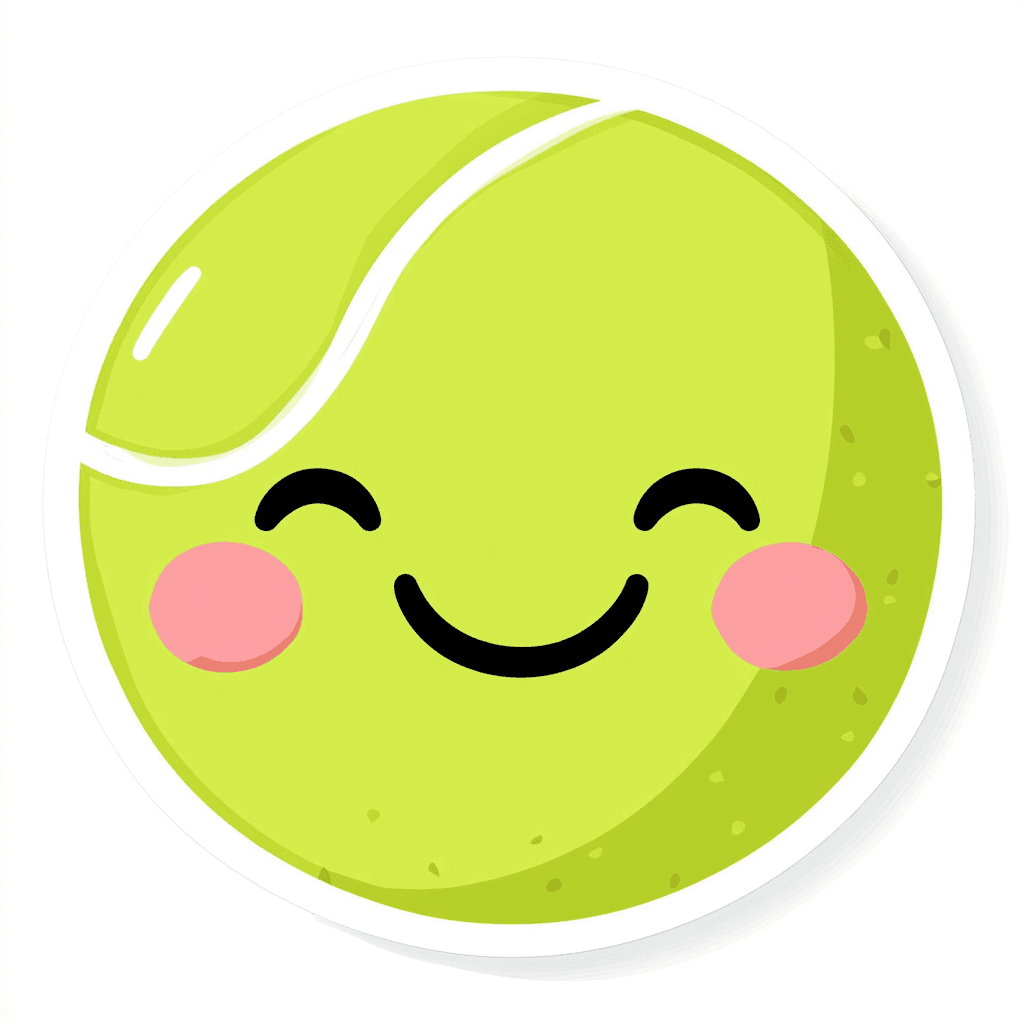 Cartoon Tennis Snap original repeating artwork