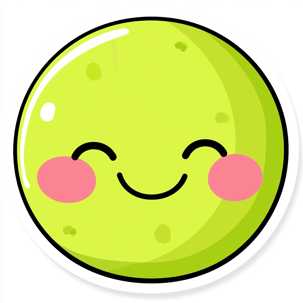Cartoon Tennis Bounce original repeating artwork