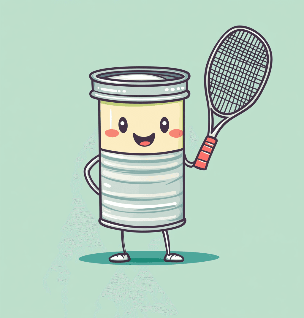 Cartoon Tennis Sprint original repeating artwork