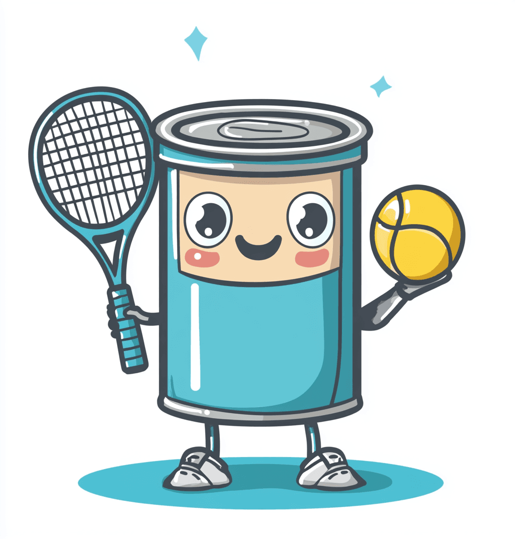 Cartoon Tennis 007 original repeating artwork
