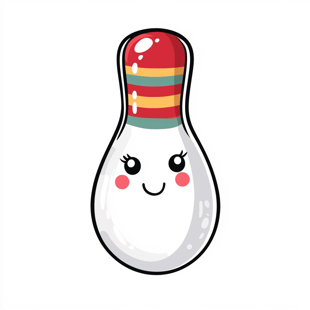 Bowling 007 original repeating artwork