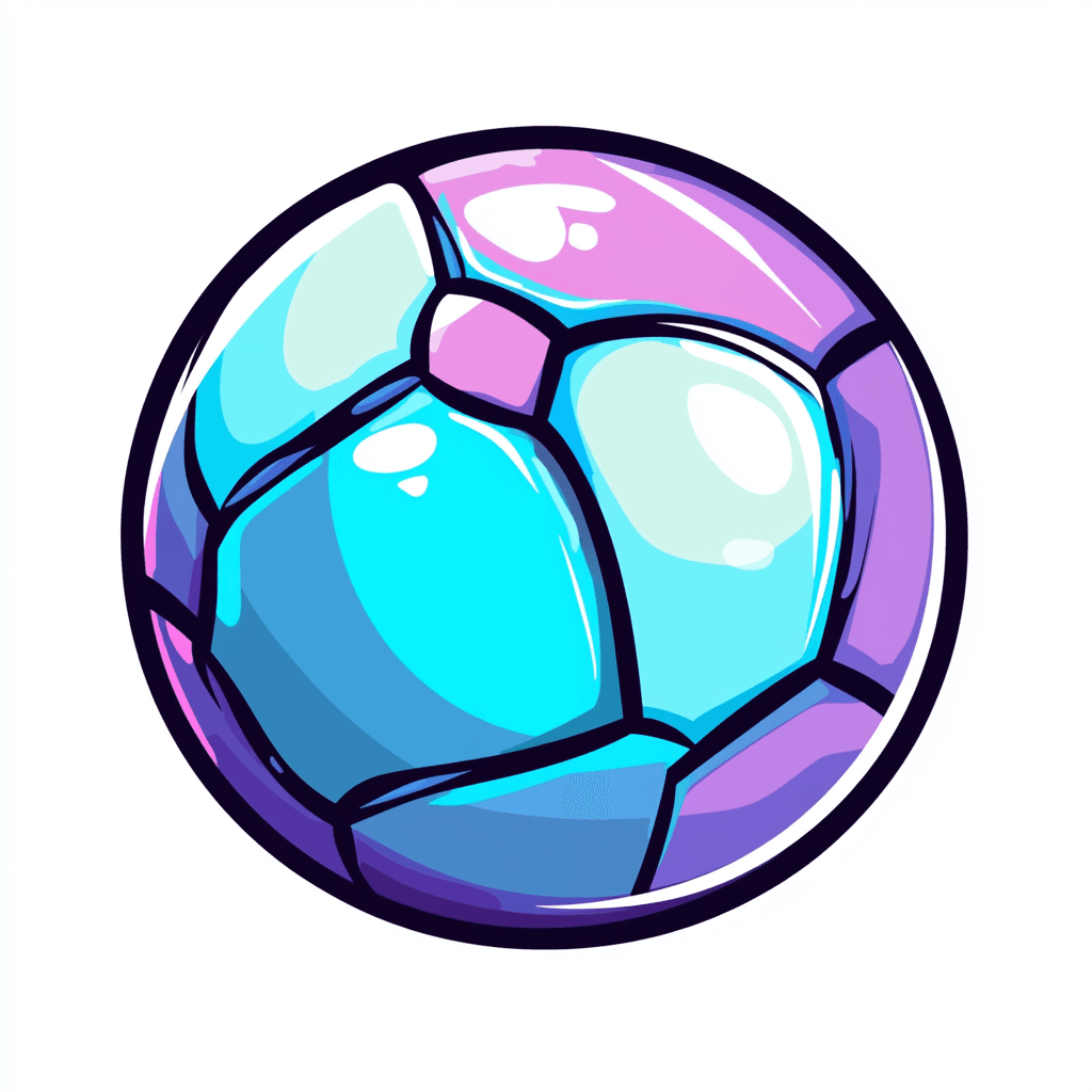 Sports Ball Parade original repeating artwork