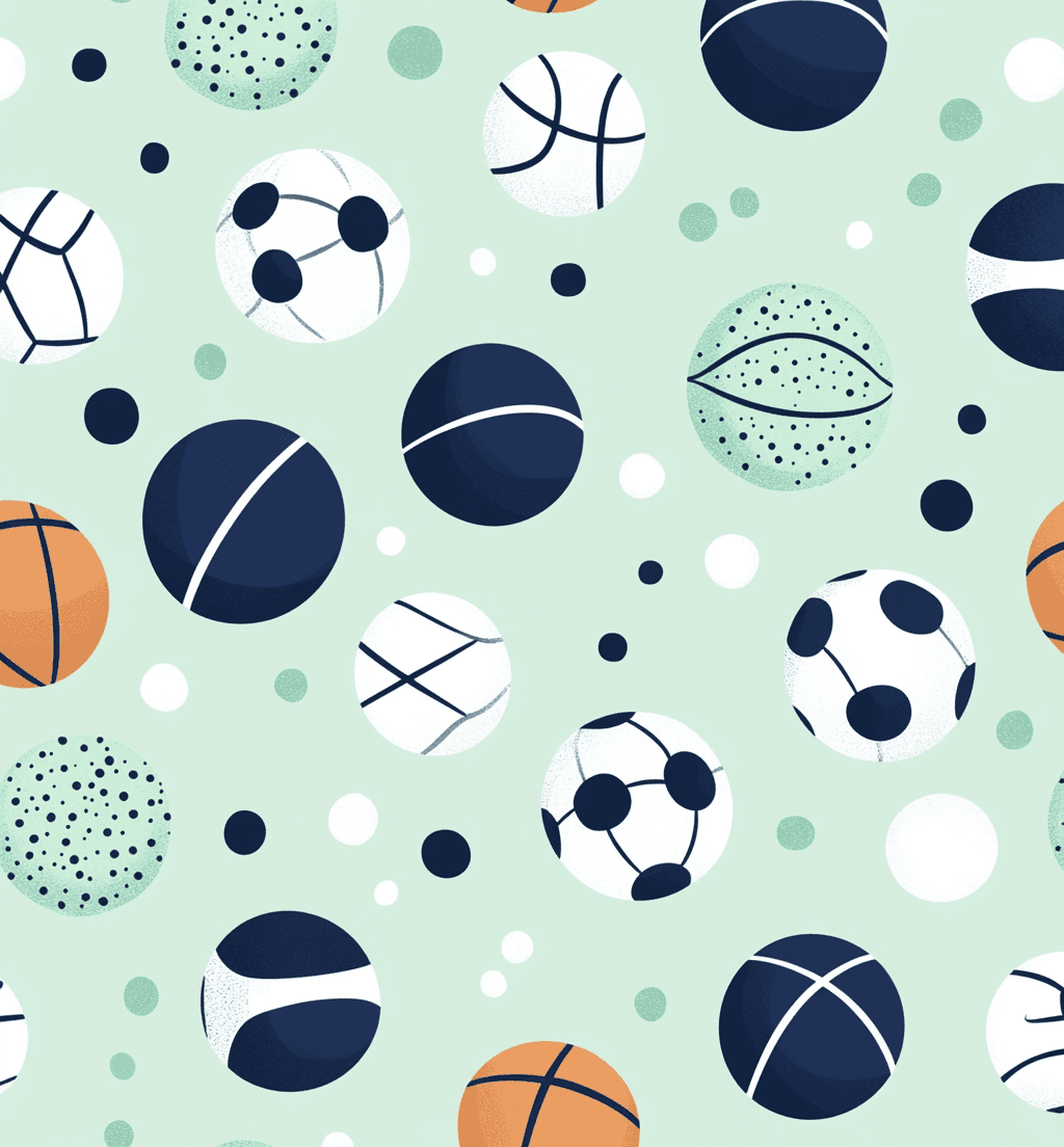 Tennis Path original repeating artwork