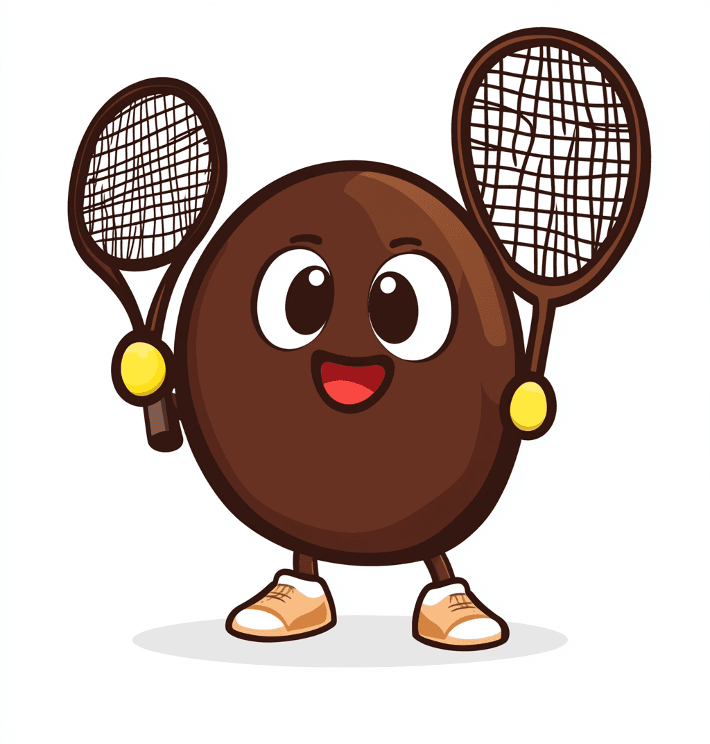 Cartoon Ball Game Tribe original repeating artwork