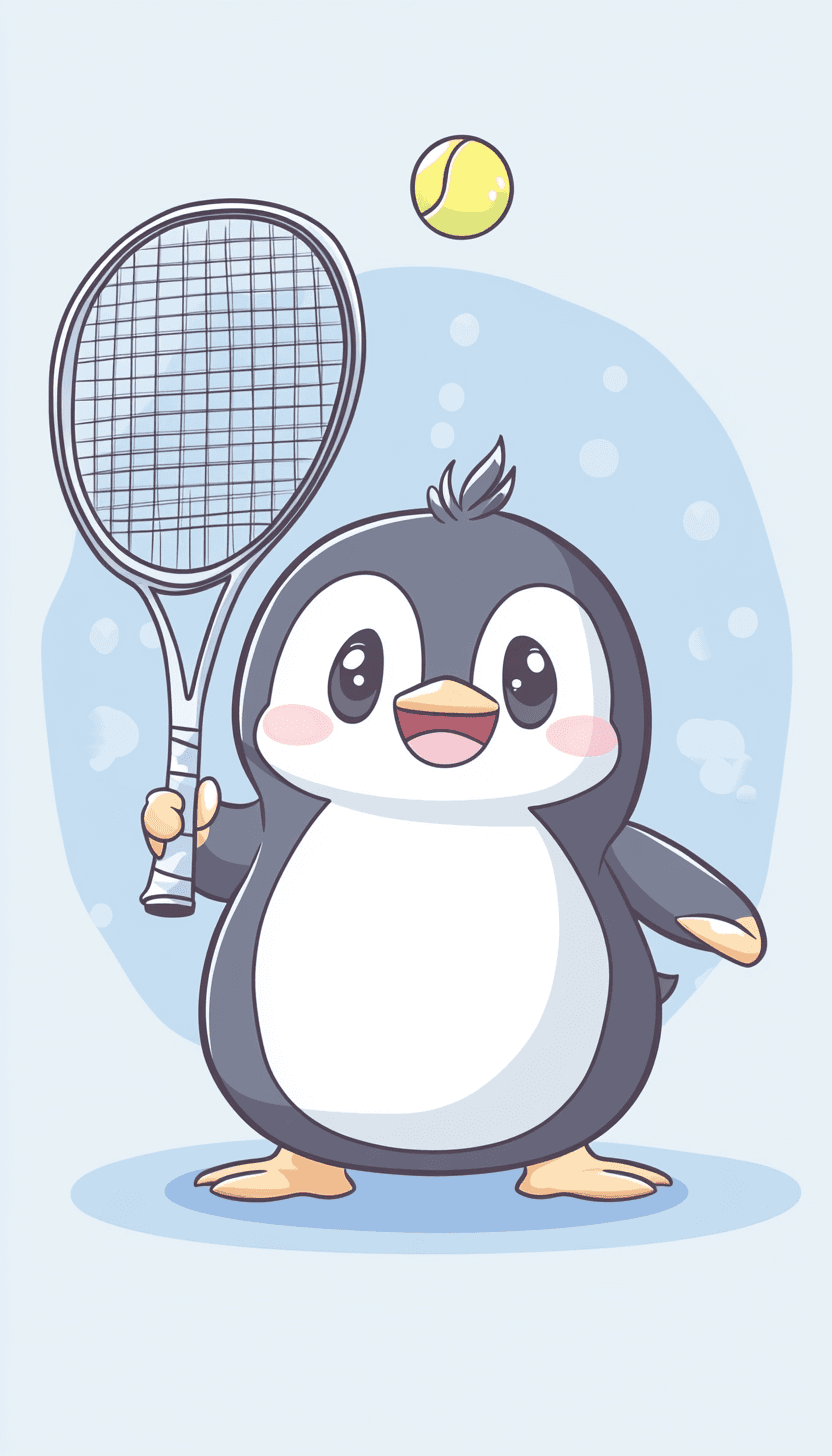 Penguin Harbor original repeating artwork