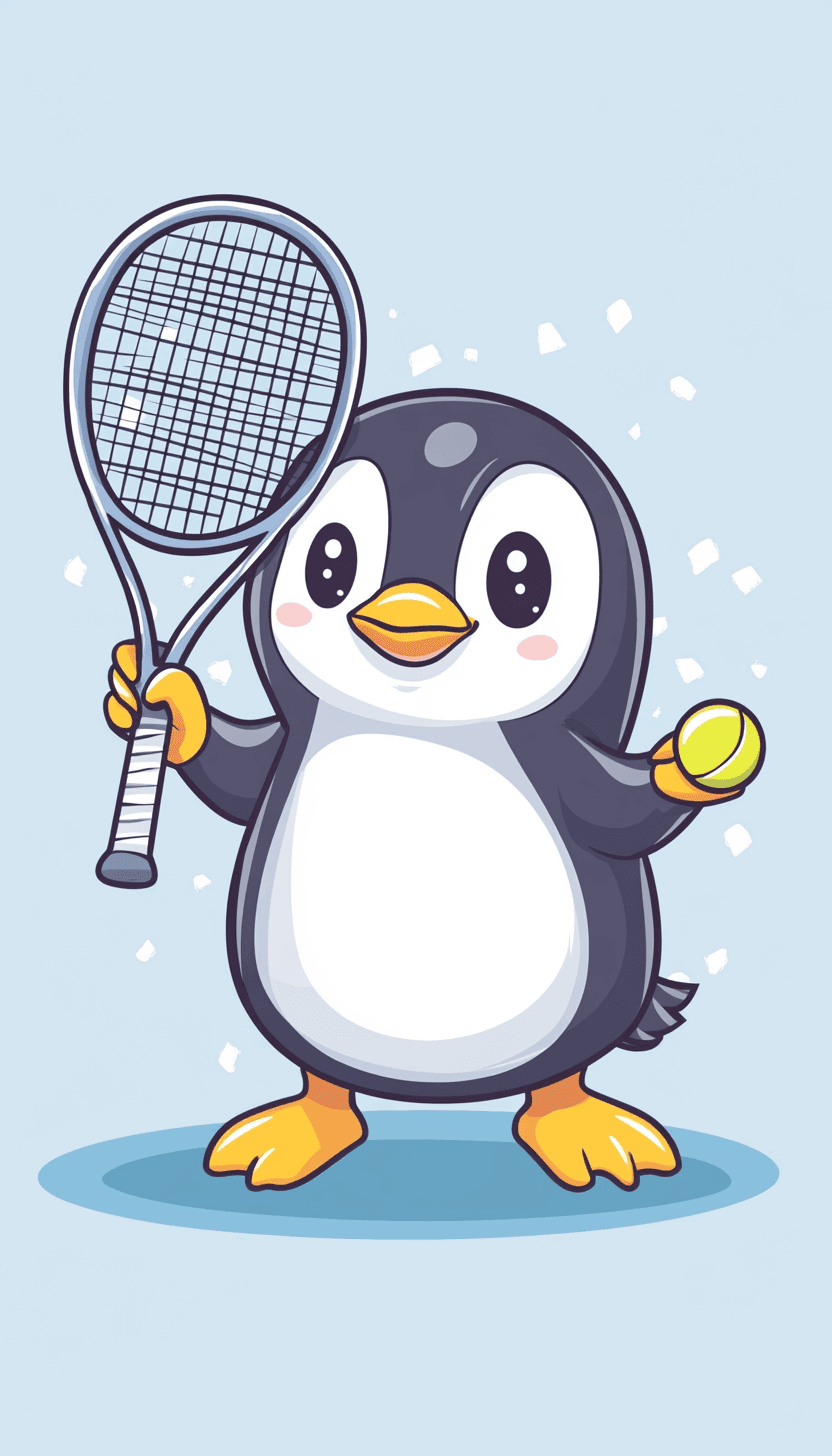 Penguin West original repeating artwork