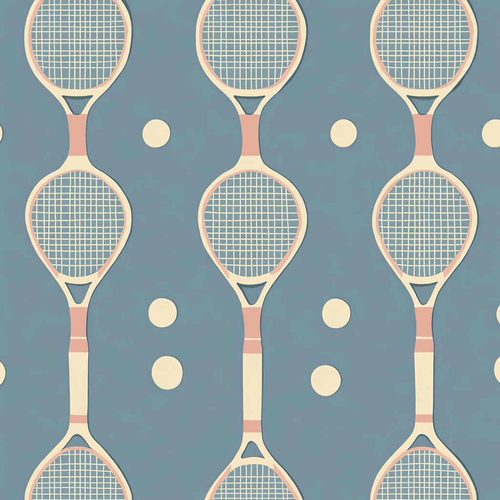 Tennis 130 original repeating artwork