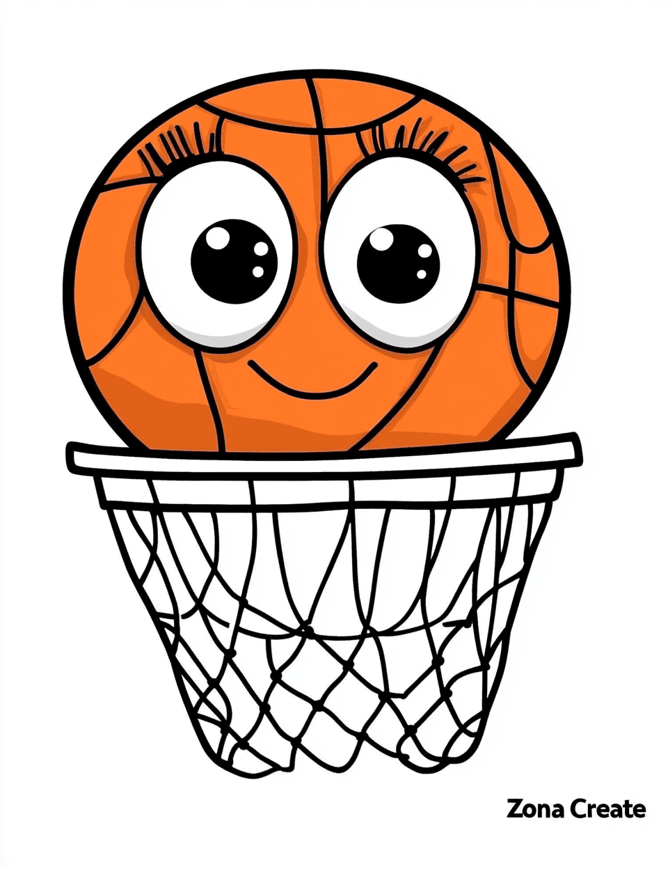 Basketball South original repeating artwork