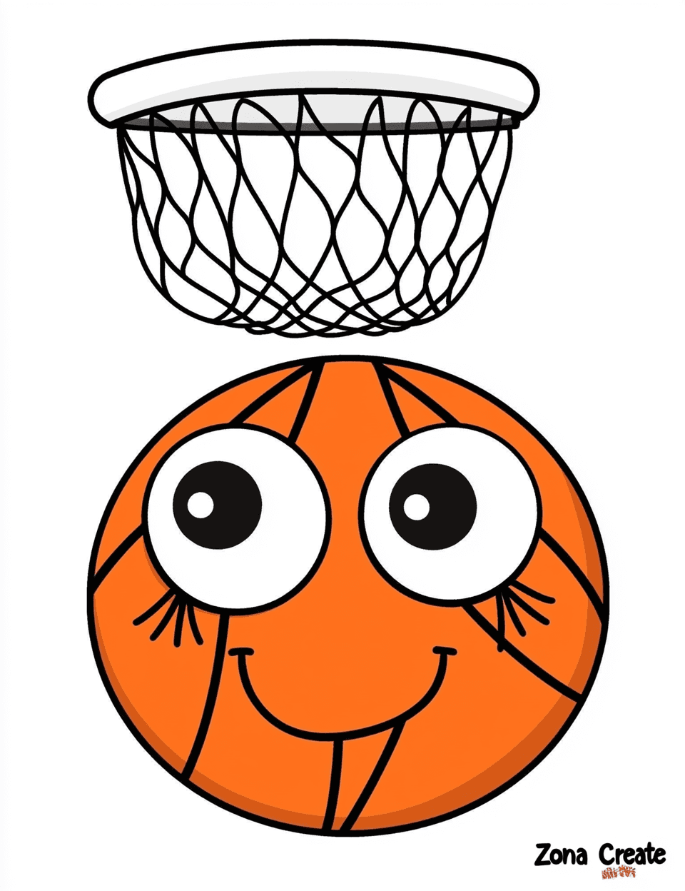 Basketball Road original repeating artwork