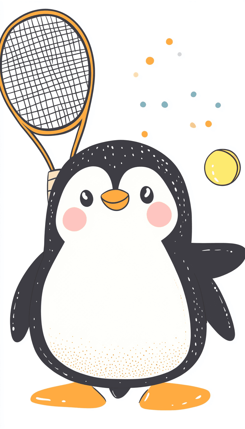 Penguin 084 original repeating artwork