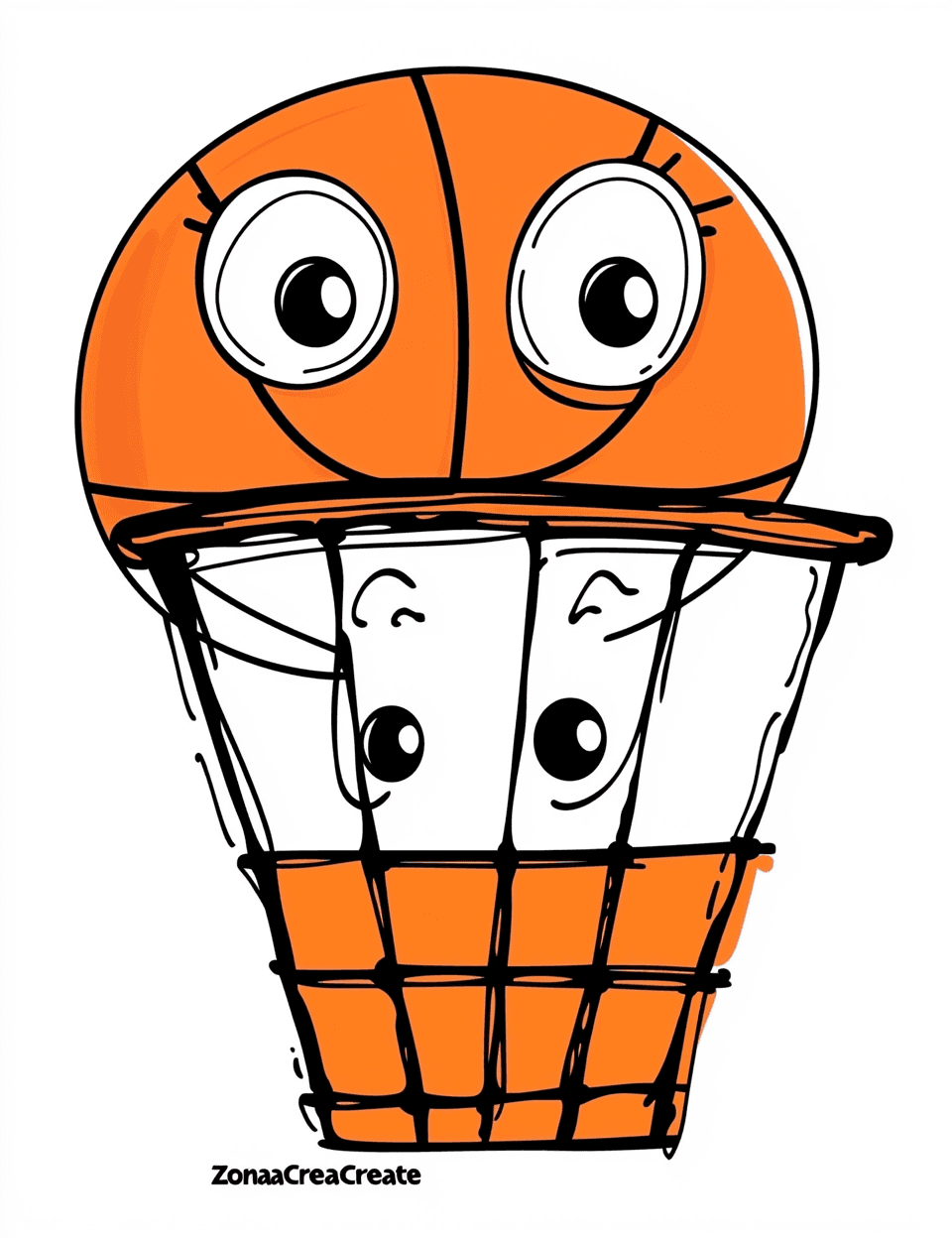 Basketball 033 original repeating artwork