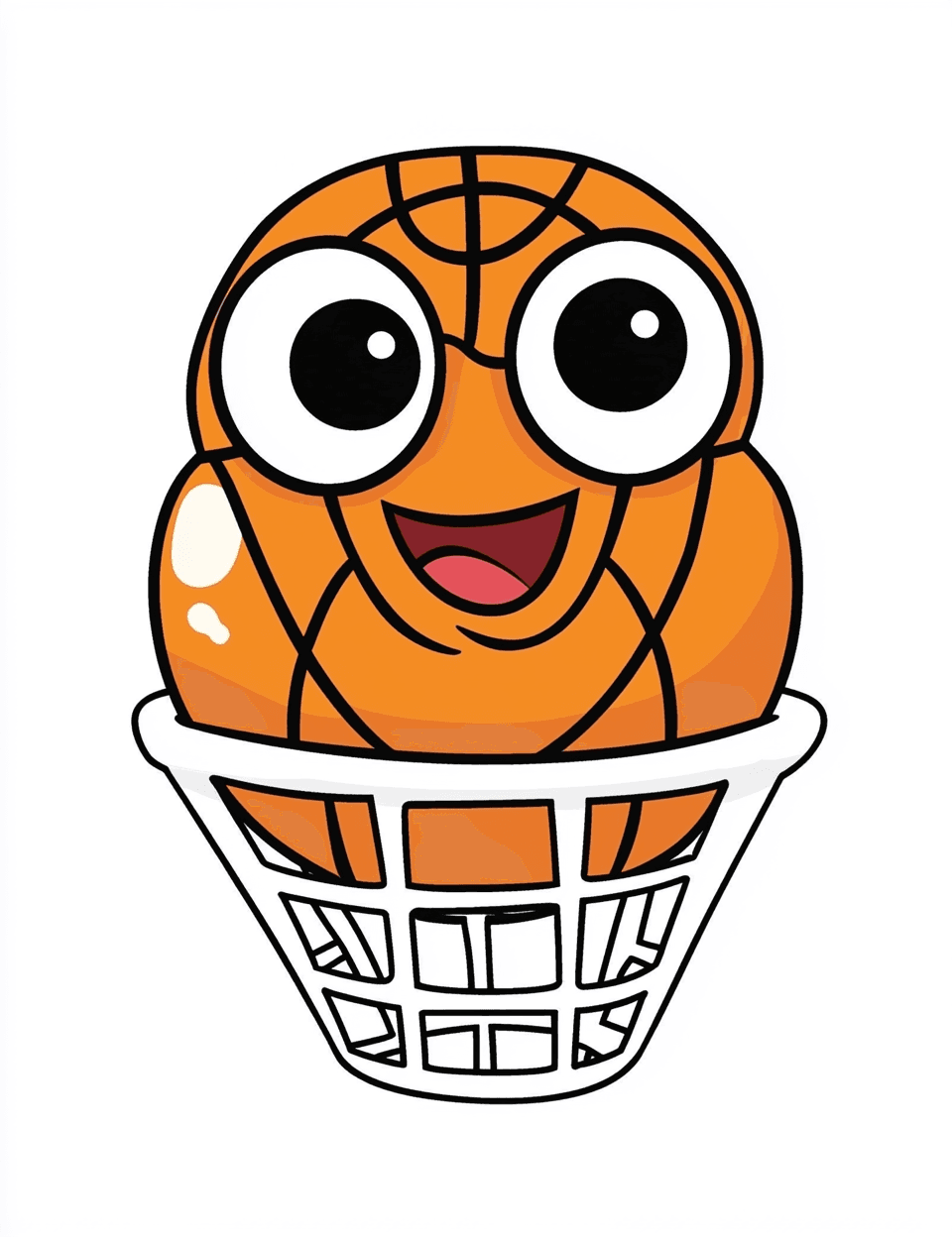 Basketball Groove original repeating artwork