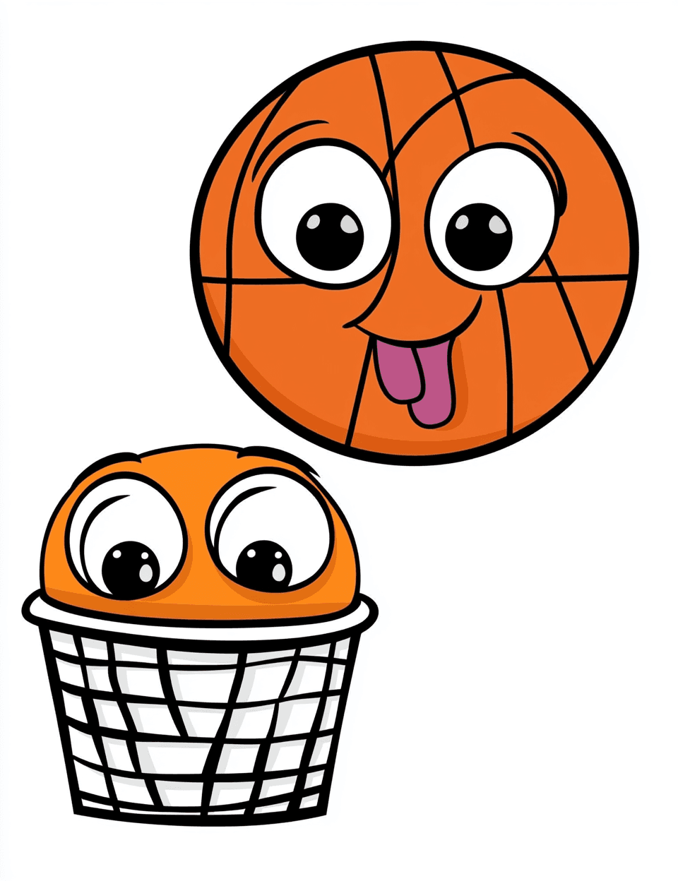 Basketball Jam original repeating artwork