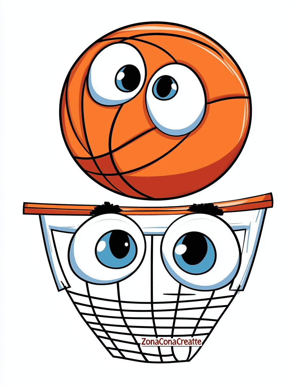 Basketball Gang original repeating artwork