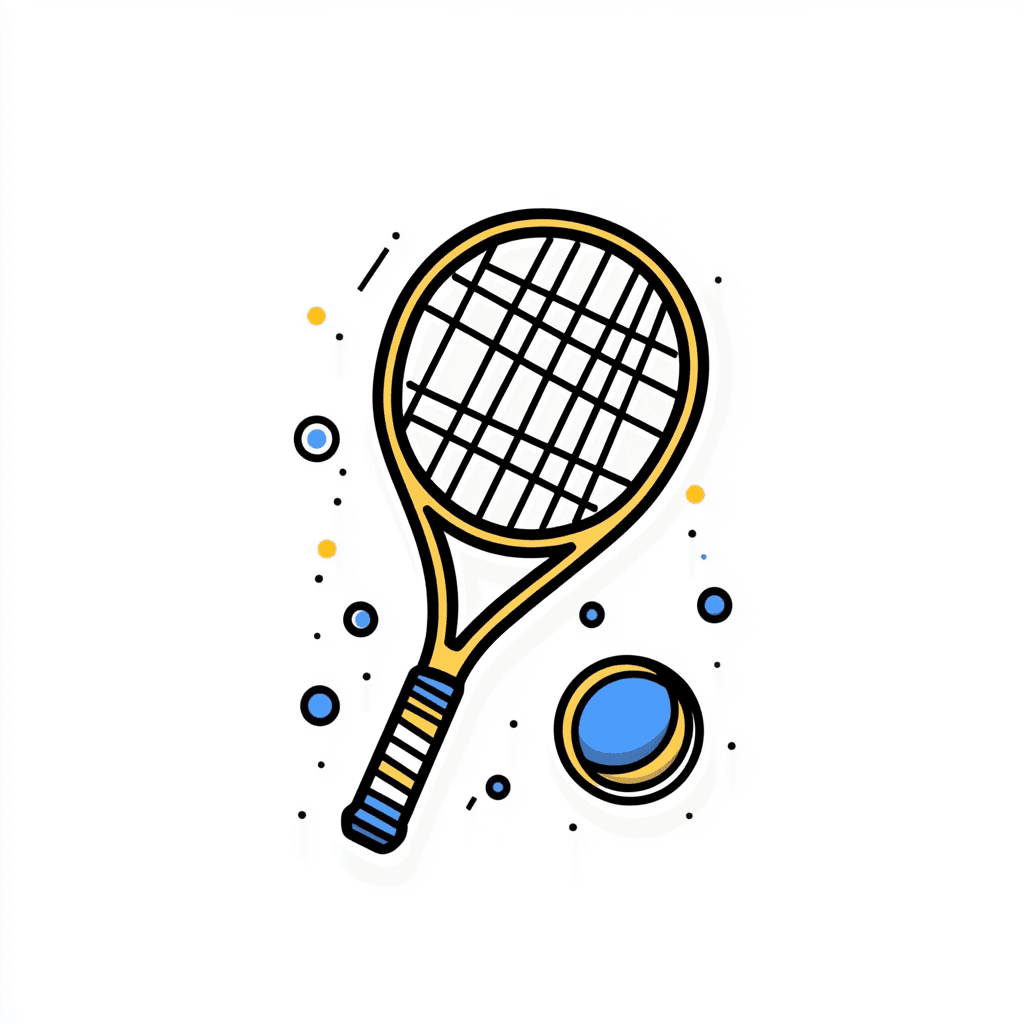 Tennis 077 original repeating artwork