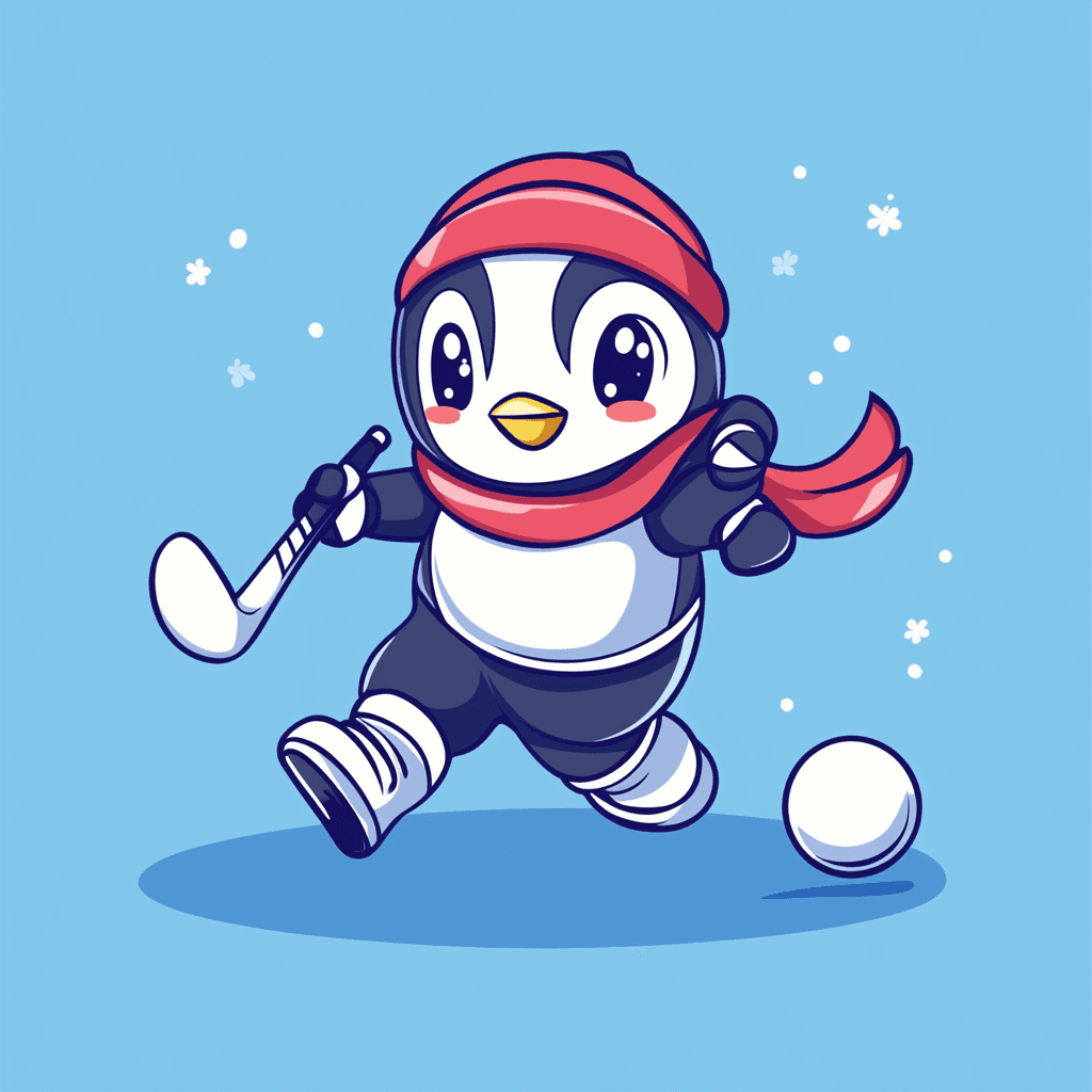 Penguin Mark original repeating artwork