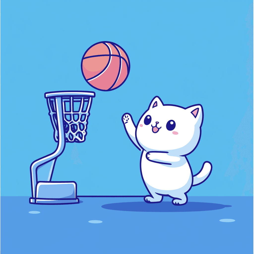 Cat 107 original repeating artwork