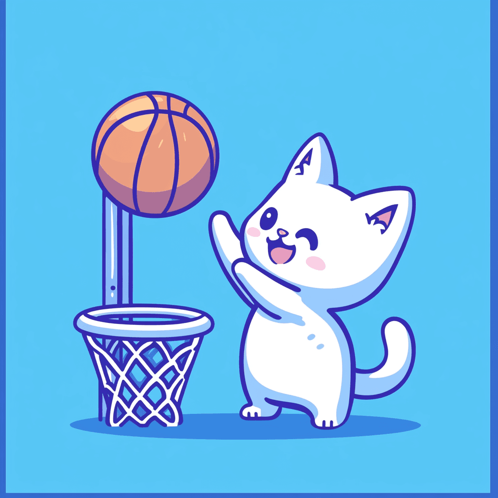 Cat 101 original repeating artwork
