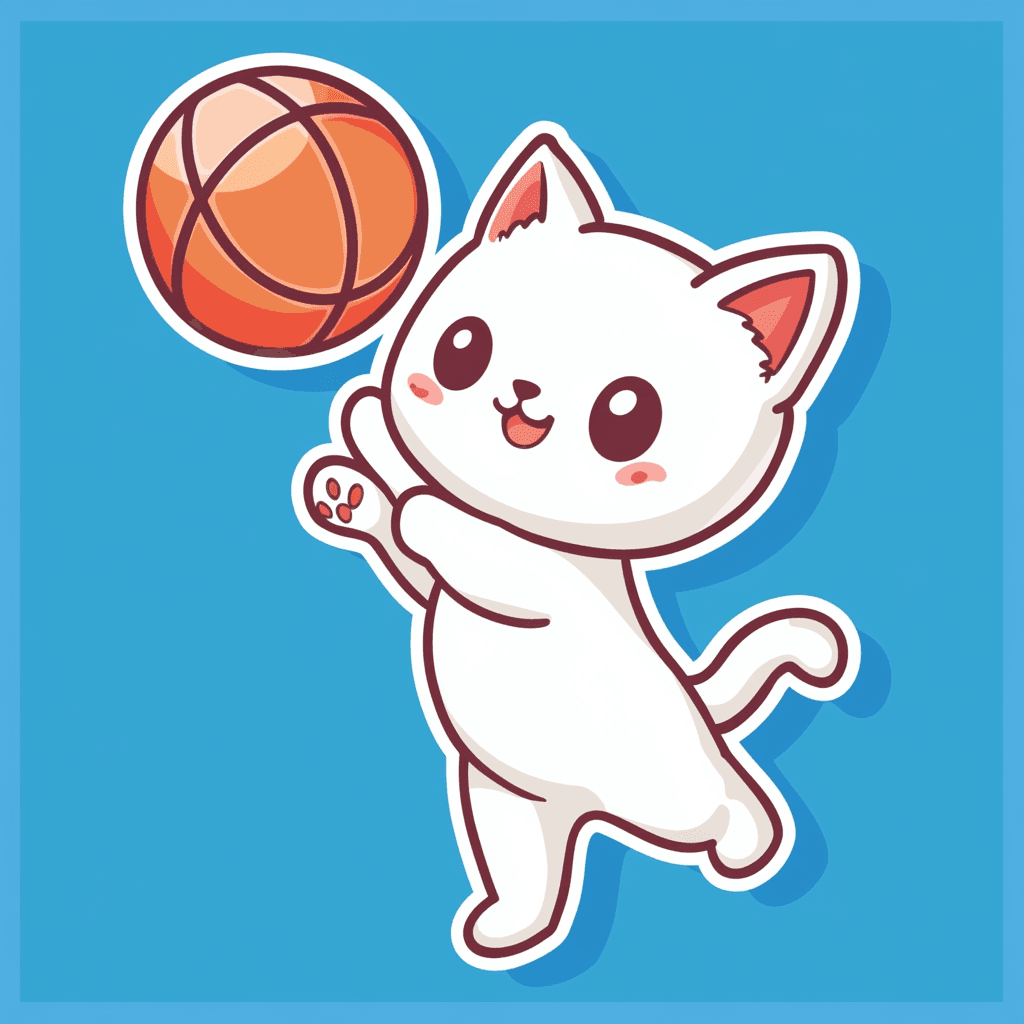 Cat 143 original repeating artwork