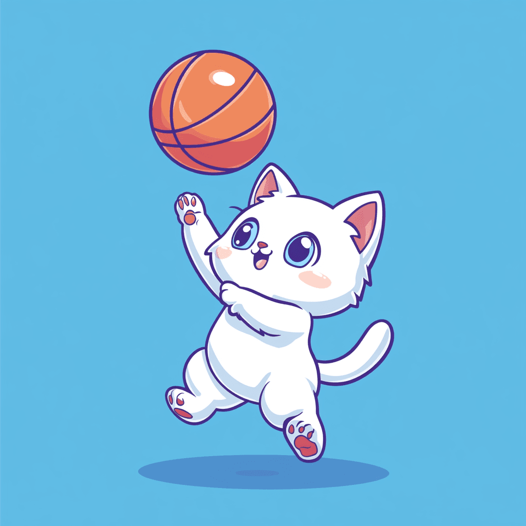 Cat 396 original repeating artwork