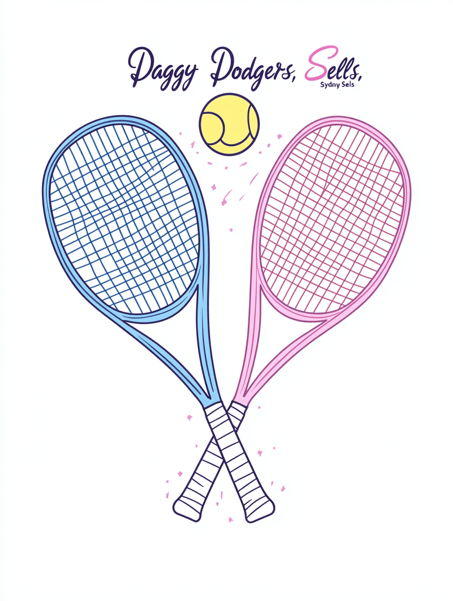 Tennis 148 original repeating artwork