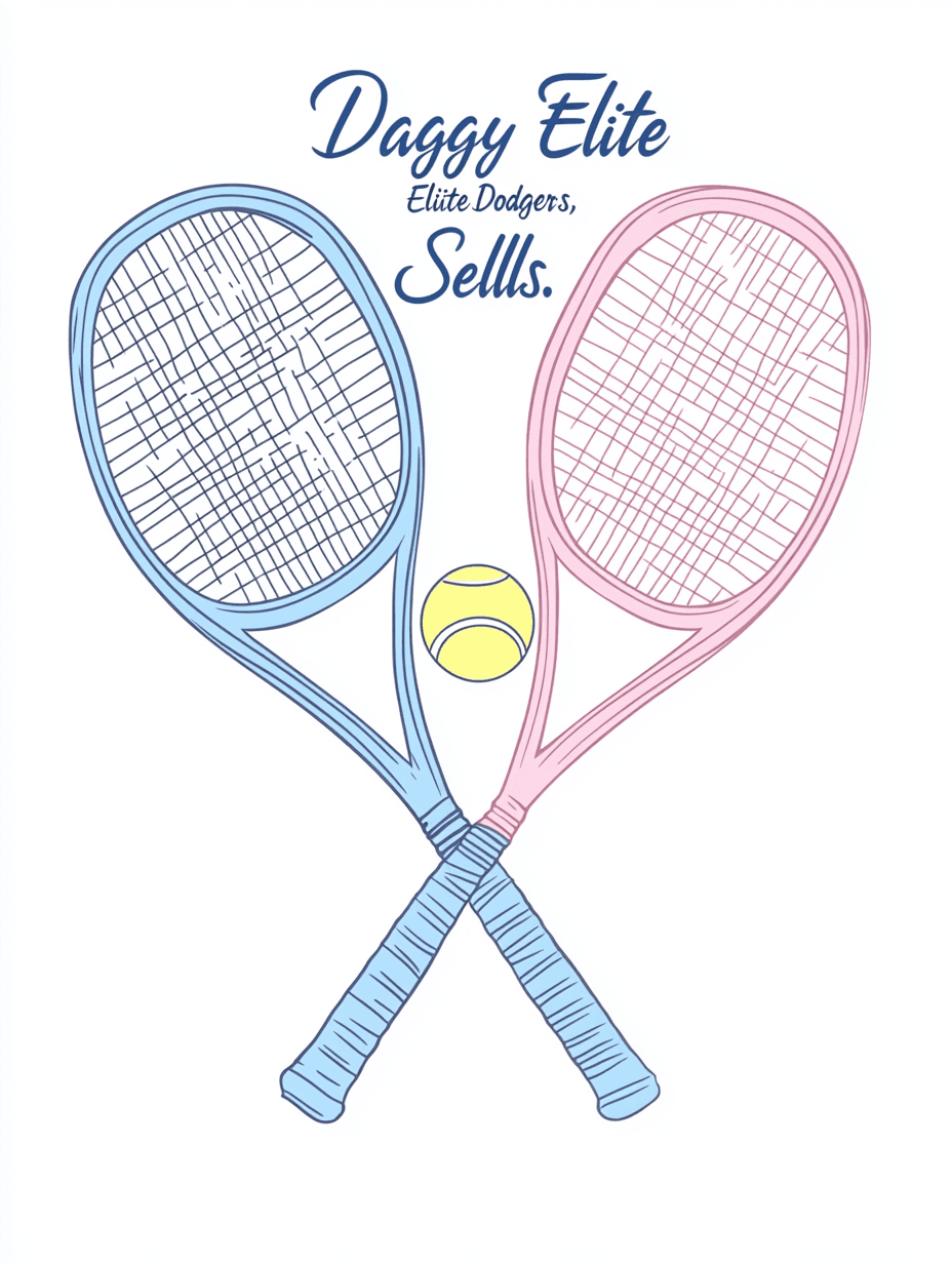 Tennis 171 original repeating artwork