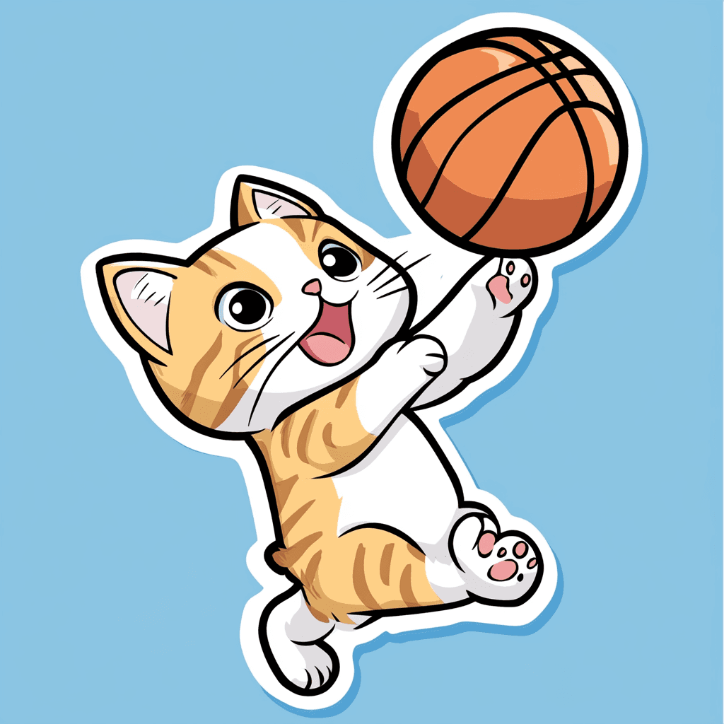 Cat 209 original repeating artwork