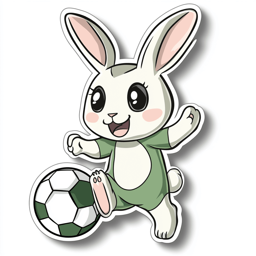 Bunny Glide original repeating artwork