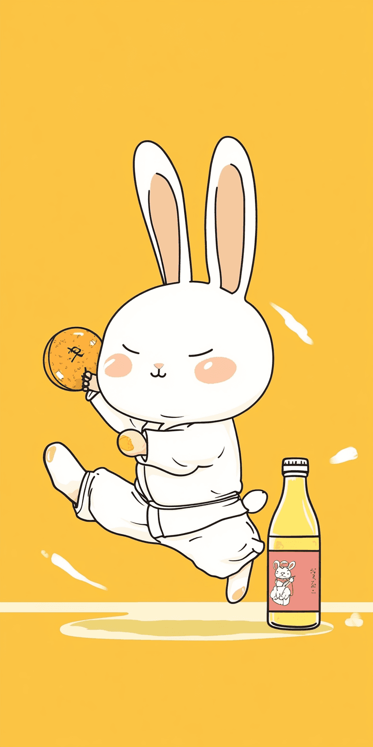 Bunny Noon original repeating artwork