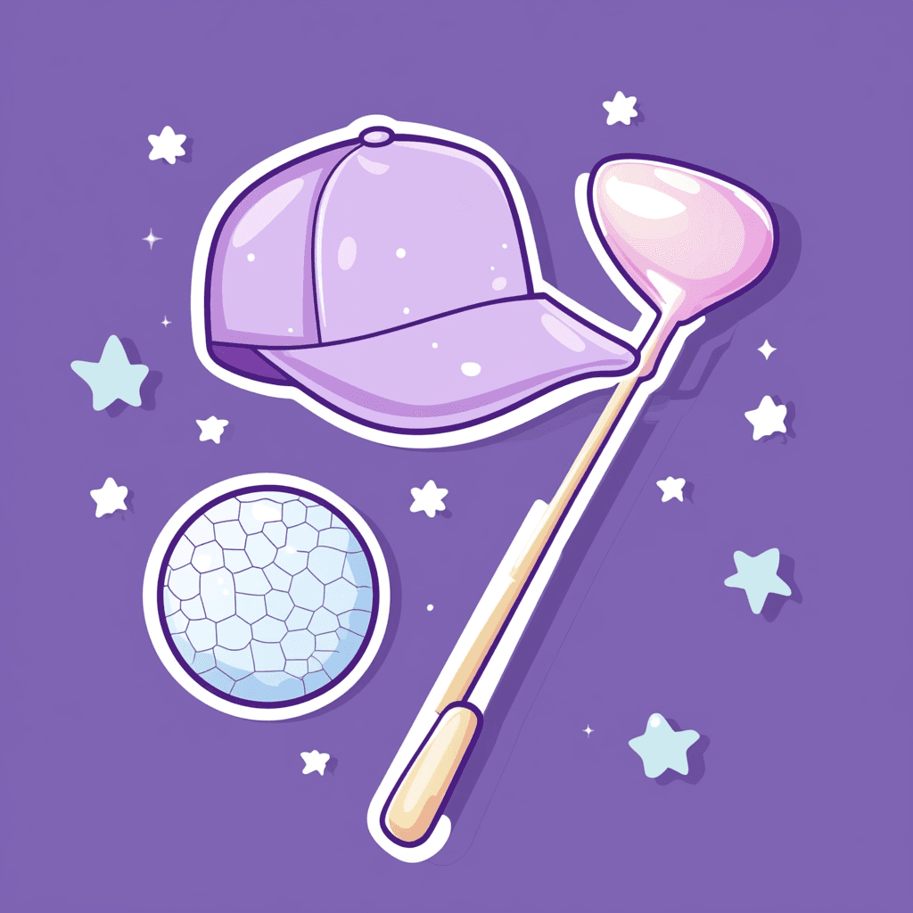 Golf Spin original repeating artwork