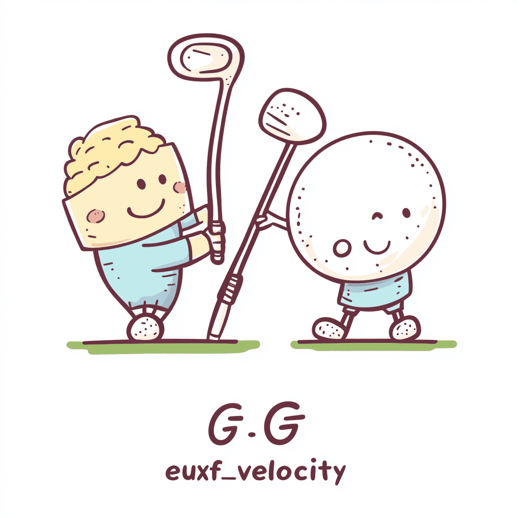 Golf Squad original repeating artwork