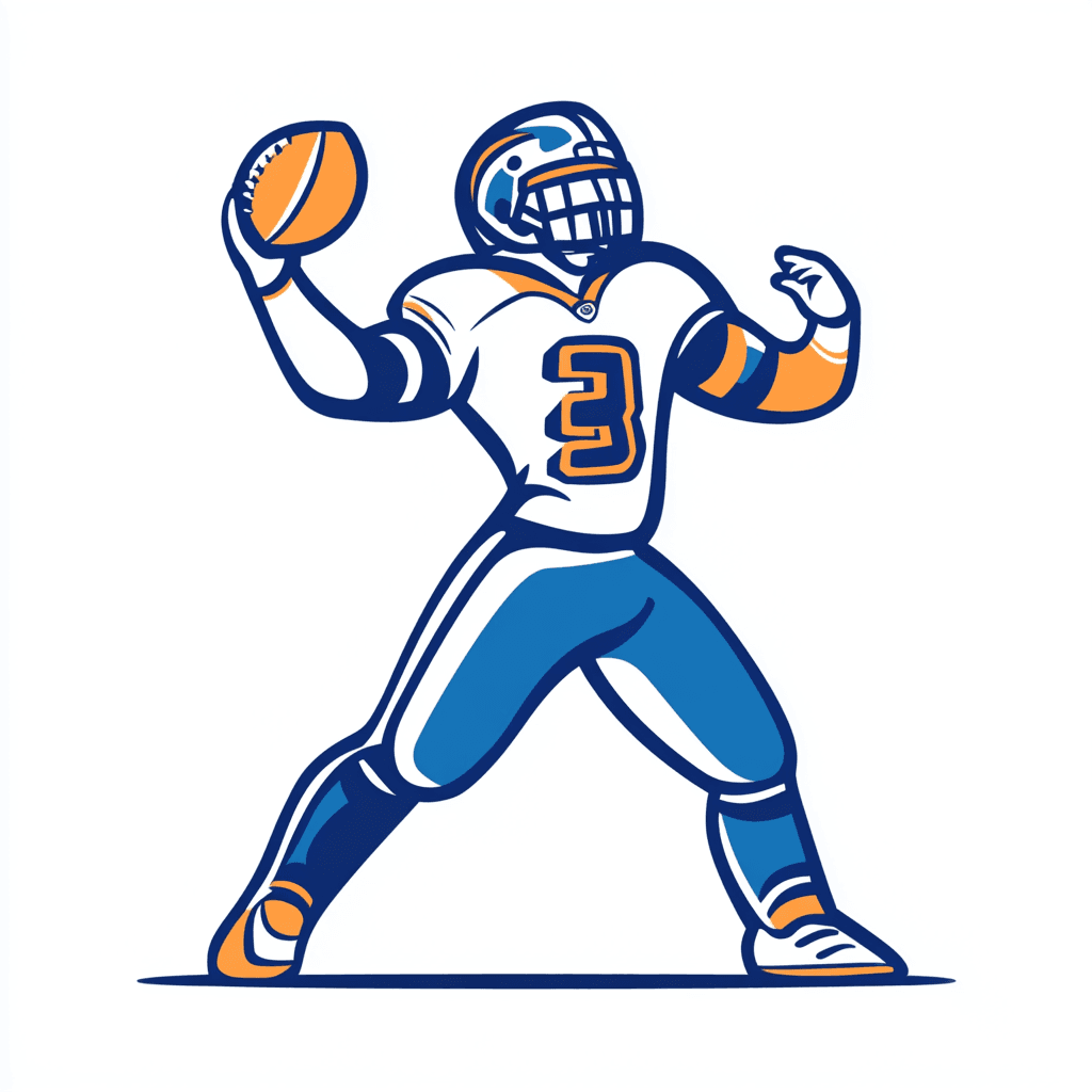 Football Icon original repeating artwork