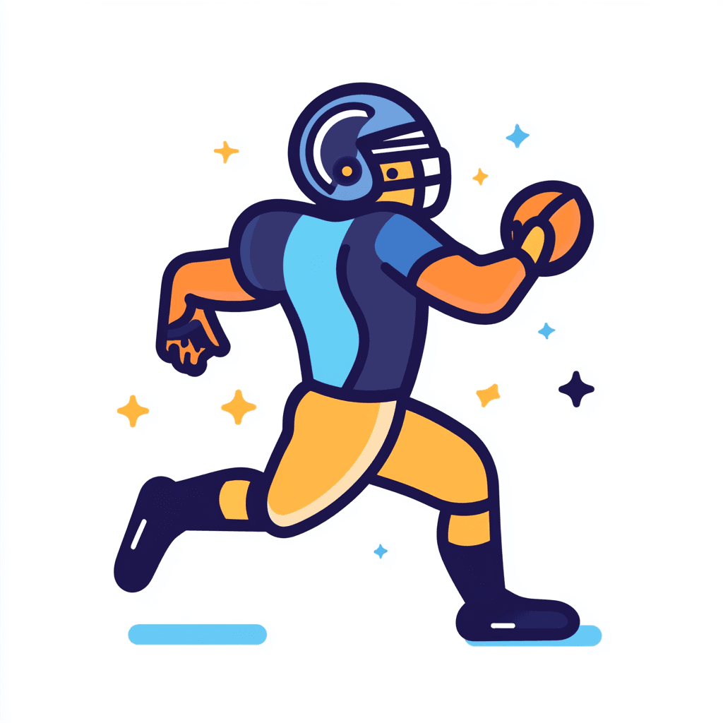 Football Icon 001 original repeating artwork