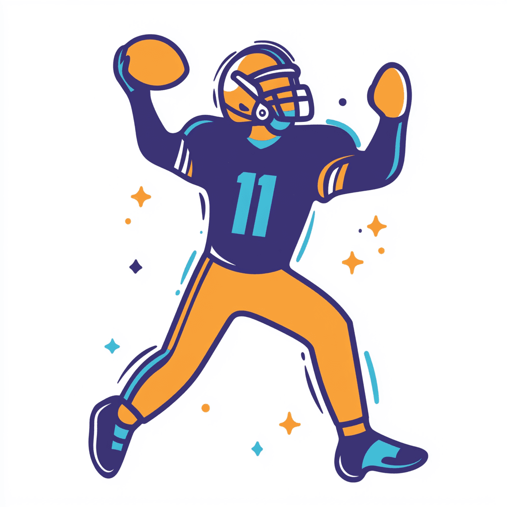 Football Icon Gang original repeating artwork