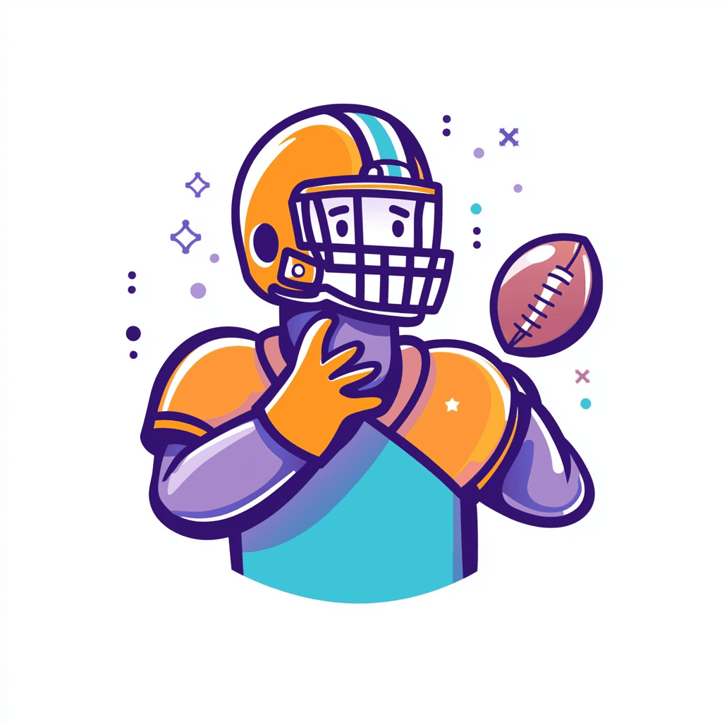 Football Icon Tribe original repeating artwork