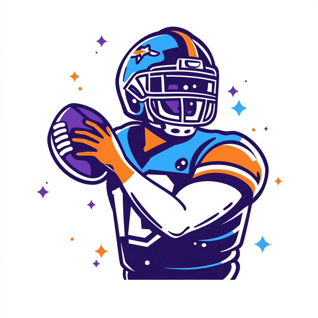 Football Icon Team original repeating artwork