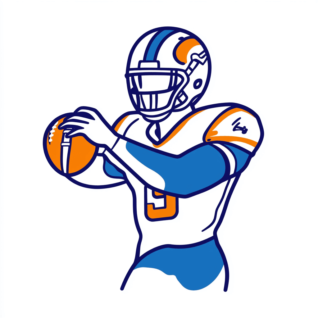 Football Icon Crew original repeating artwork