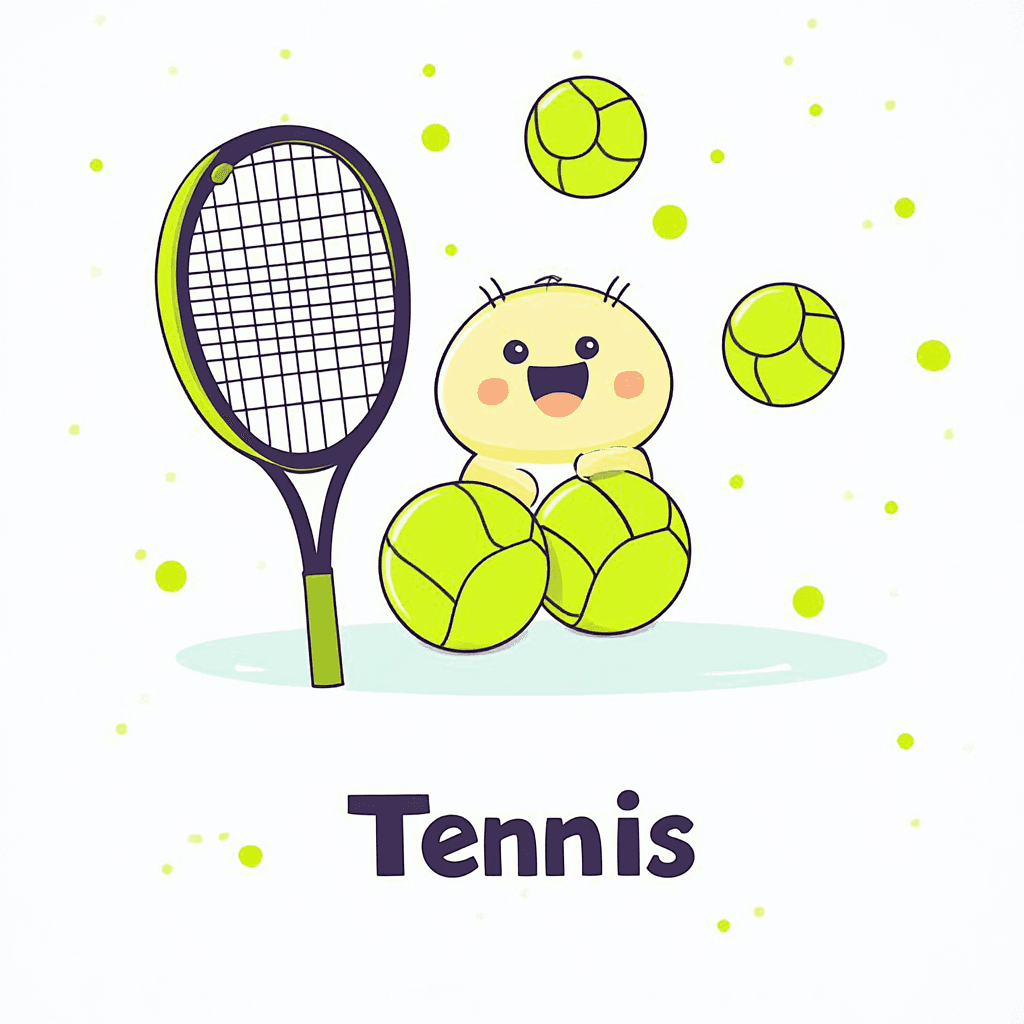 Tennis Onyx original repeating artwork