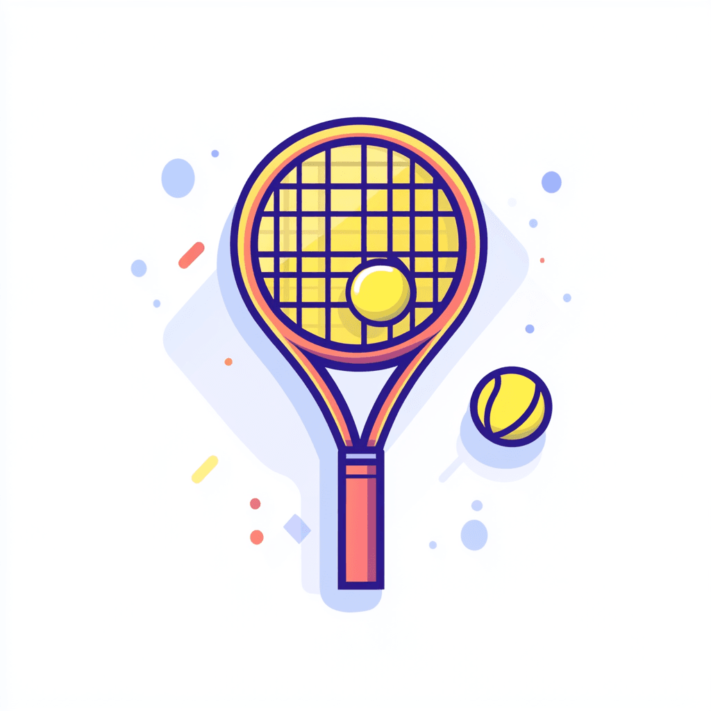 Tennis Flow original repeating artwork