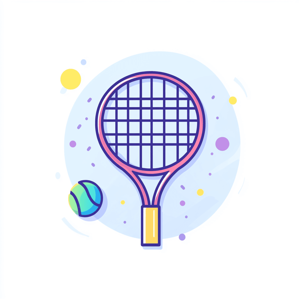 Tennis Rest original repeating artwork