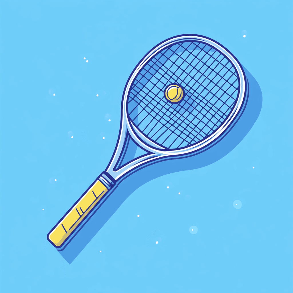 Tennis Beats original repeating artwork