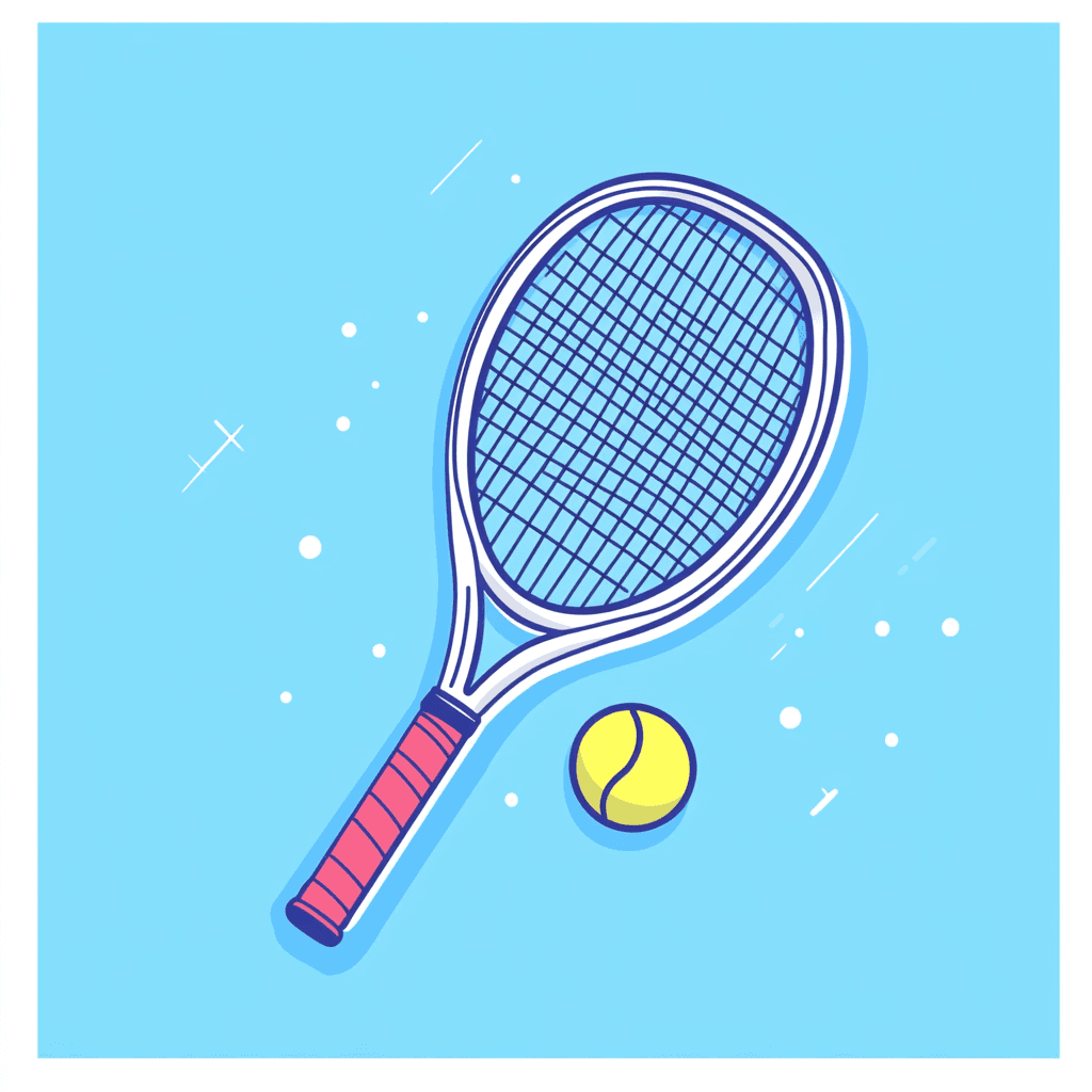 Tennis original repeating artwork