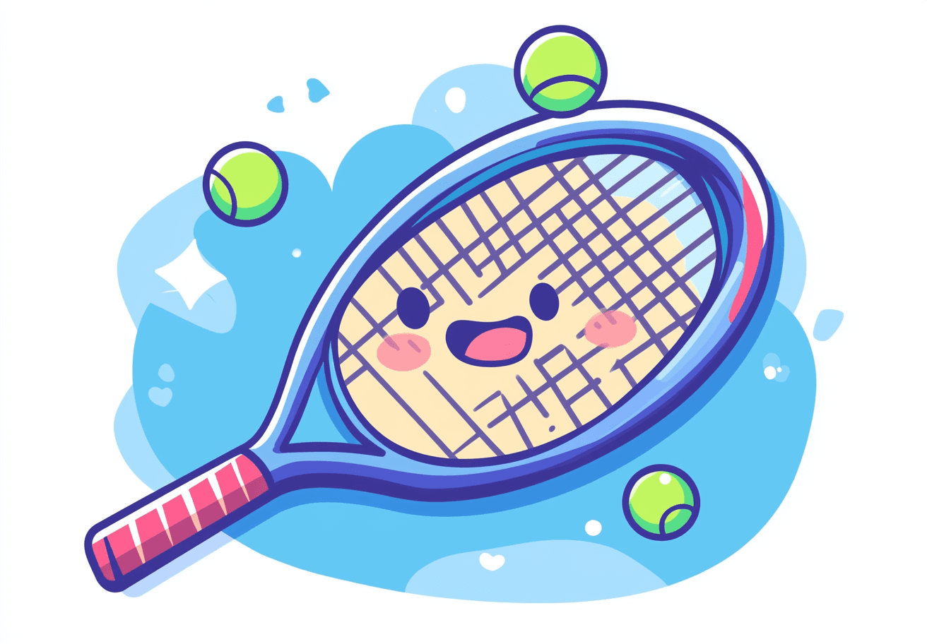 Tennis Label original repeating artwork