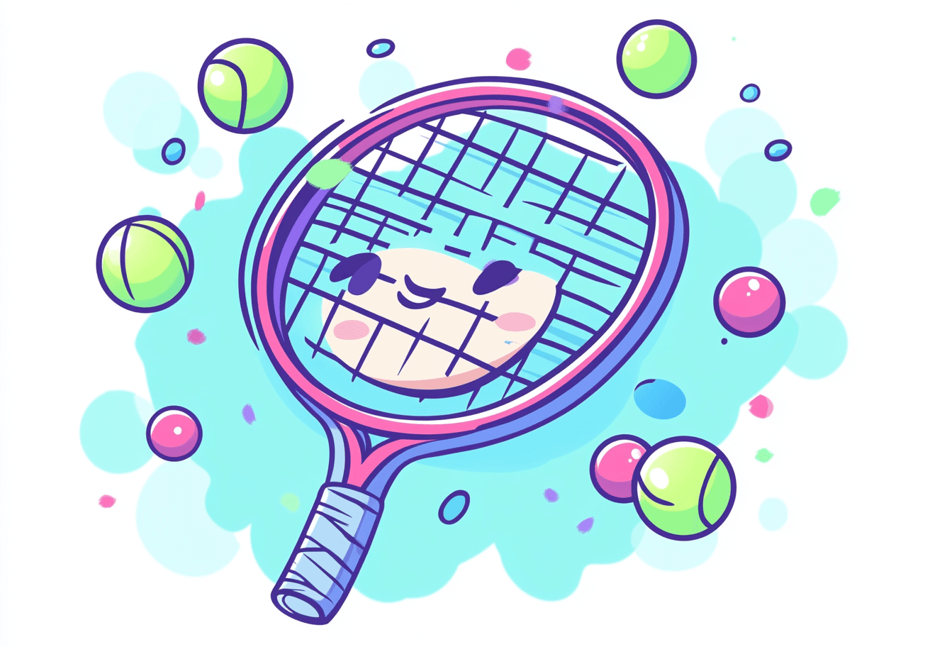 Tennis Bright original repeating artwork