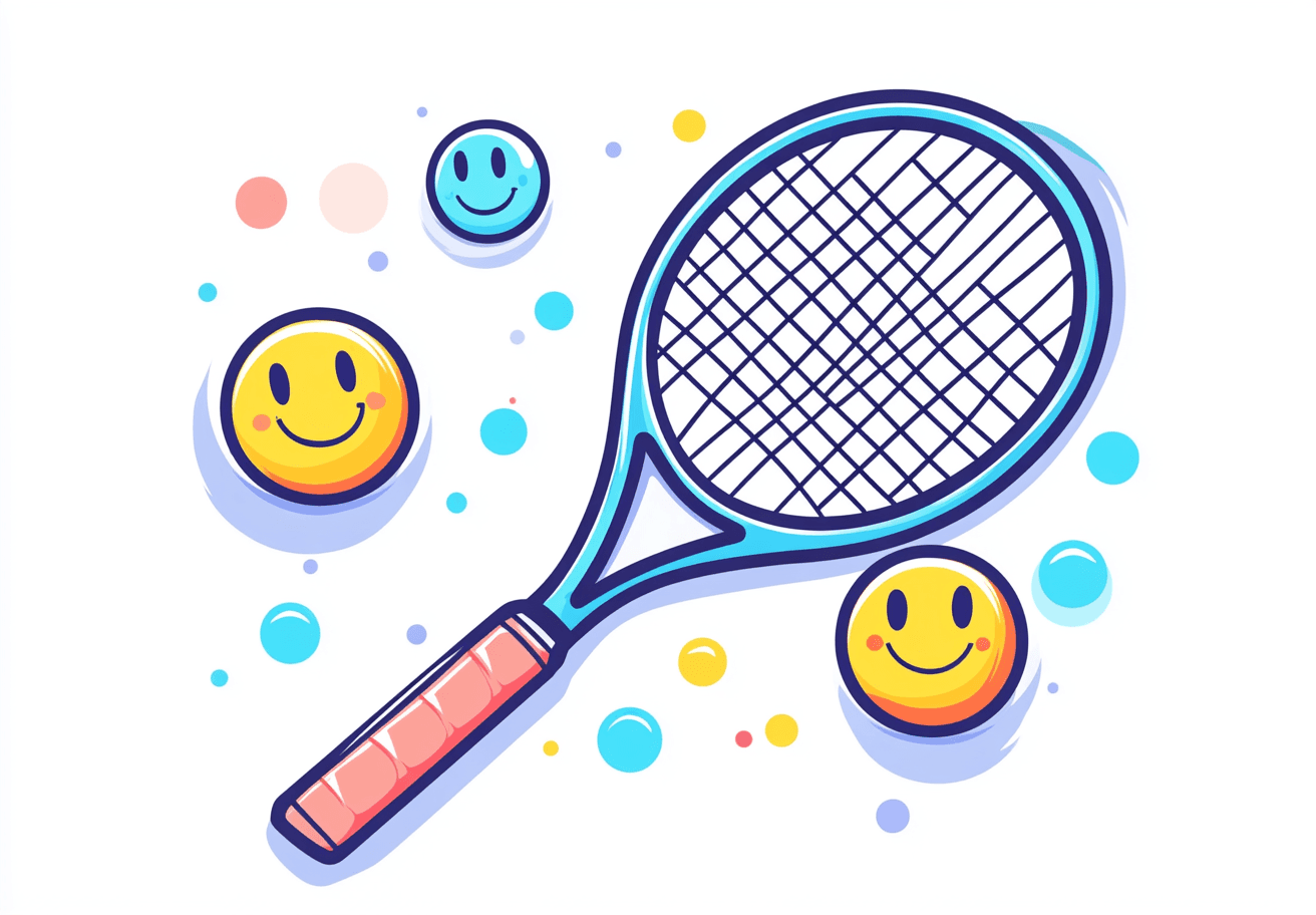 Tennis Subway original repeating artwork
