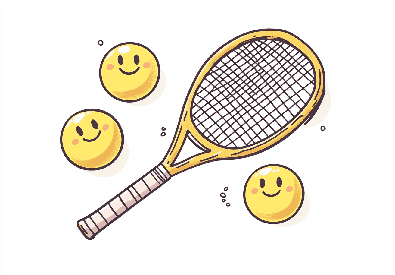 Tennis Drift original repeating artwork